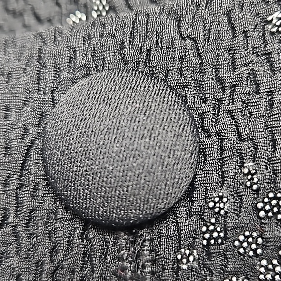 David Warren New York Vintage Beaded Sleeveless Top Button Up Back Size Medium - Picture 11 of 16